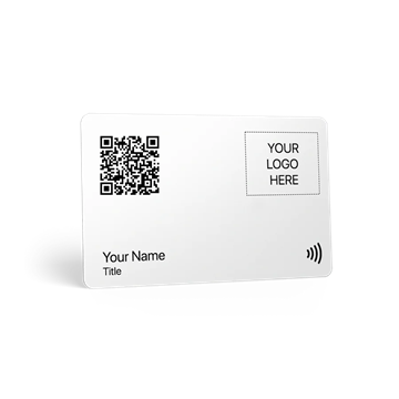 Danh thiếp kỹ thuật số bằng PVC trắng mờ Bắc Cực