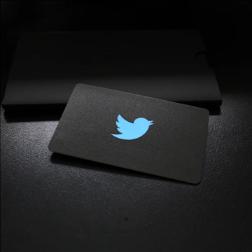 Danh thiếp kỹ thuật số | PVC đen | In màu