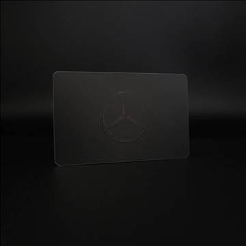 Danh thiếp kỹ thuật số | PVC đen mờ